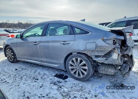 2017 Hyundai Sonata Sport z USA, uszkodzony, nr VIN 5NPE34AF4HH552591